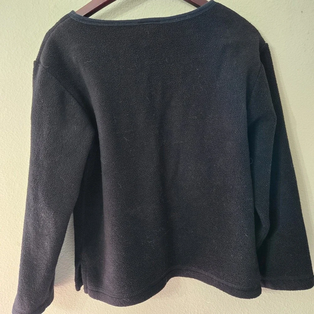 Vintage Harley Davidson Womens‎ Small Black Pullover Fleece Sweater San Jose